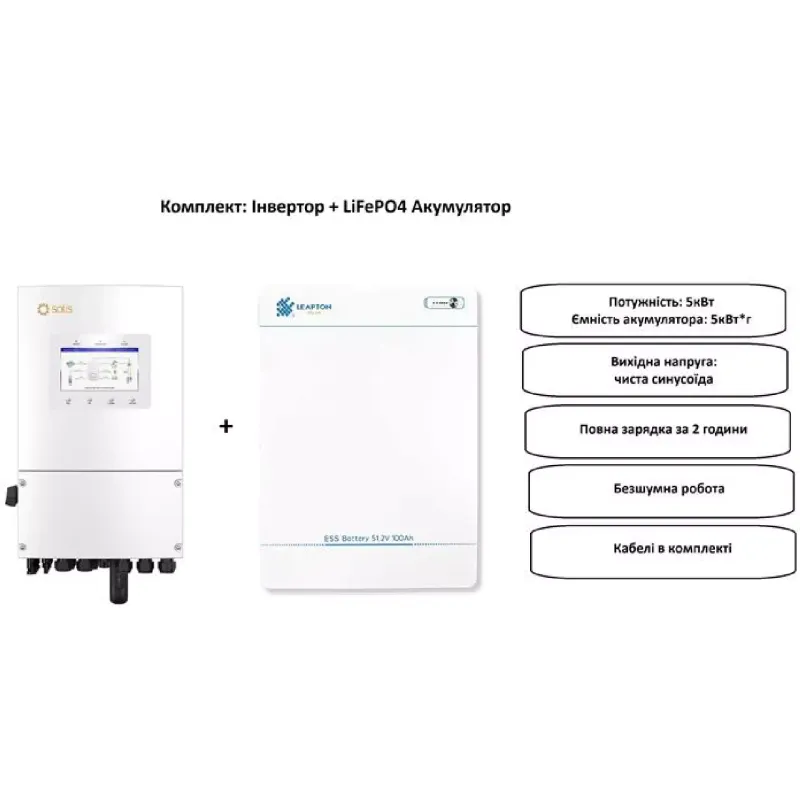 Notstromversorgungssatz Solis (SL-EH1P5K-ELA05)