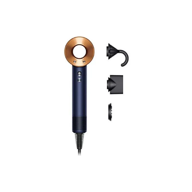 مجفف شعر Dyson Supersonic Straight+Wavy, Prussian Blue/Rich Copper (113277-01)