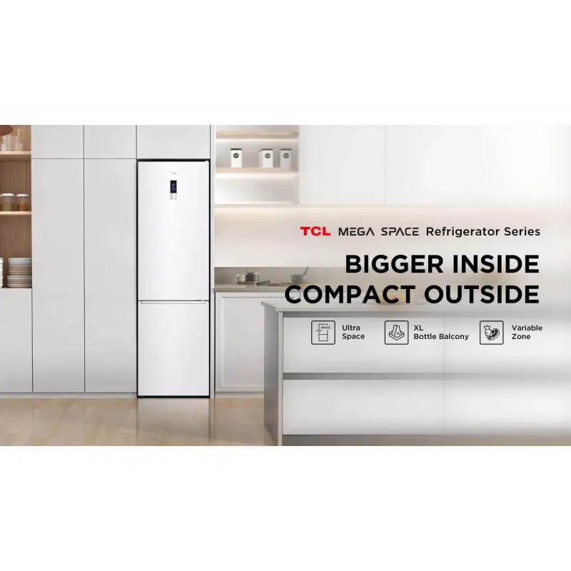 ثلاجة TCL, White (RP409BWE0BA)
