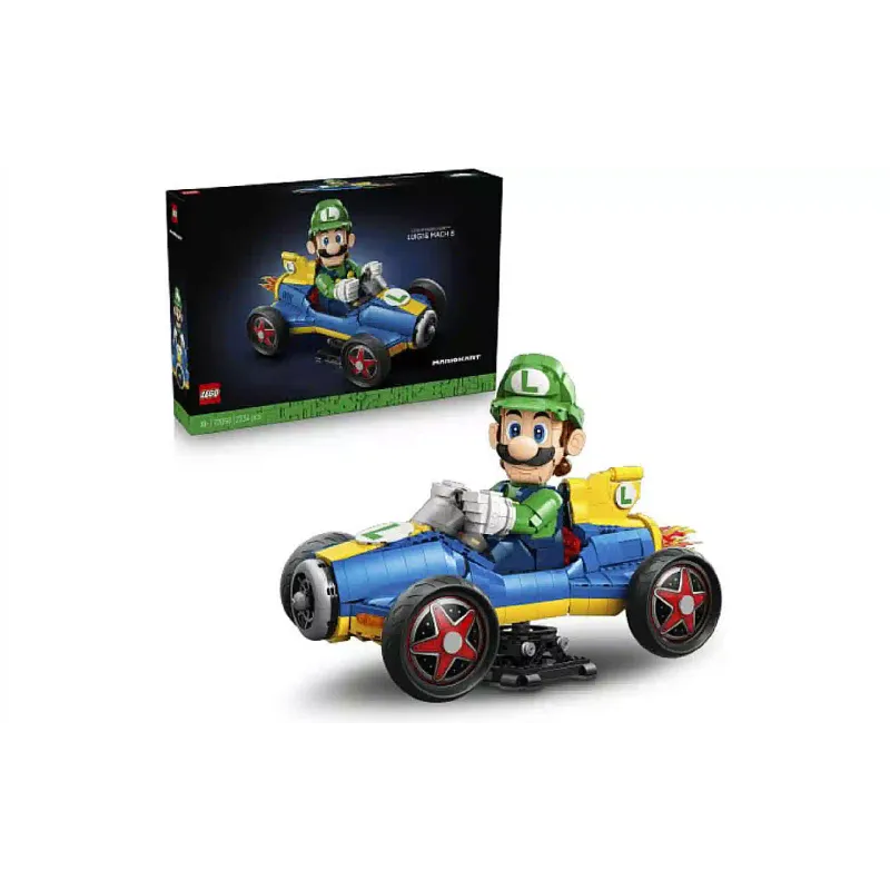 Constructor LEGO Super Mario Mario Kart - Luigi and Mach 8 (72050)