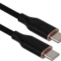 Кабел HiSmart Type-C - Type-C, Black (CA916313)