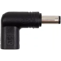 Адаптер PowerPlant Type-C - DC, 5.5 х 2.1 мм (CC360567)