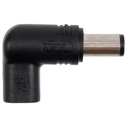 Адаптер PowerPlant Type-C - DC, для Dell, 7.4 х 5 мм (CC360628)
