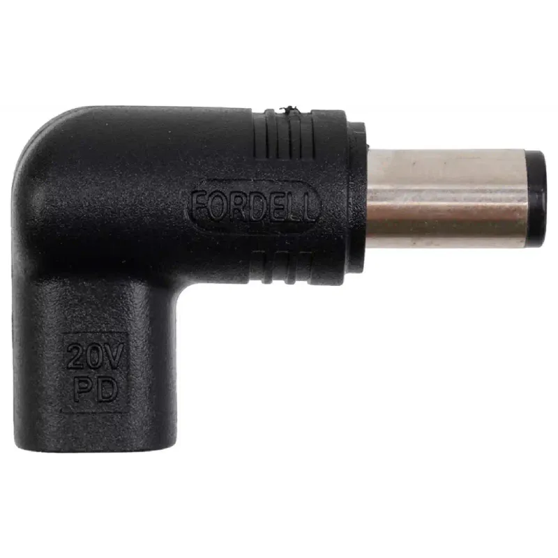 Адаптер PowerPlant Type-C - DC, для Dell, 7.4 х 5 мм (CC360628)
