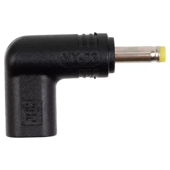 Адаптер PowerPlant Type-C - DC, 4 х 1.7 мм (CC360635)