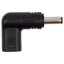 Адаптер PowerPlant Type-C - DC, для Dell, 6 х 3.7 мм (CC360666)