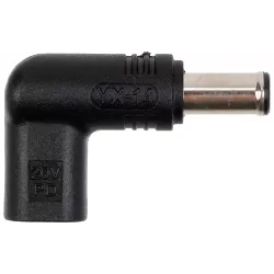 Адаптер PowerPlant Type-C - DC, 6.5 х 4.4 мм (CC360673)