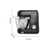 Кухонний комбайн Tefal Bake Partner+ (QB5458F0), 1100 Вт, Black