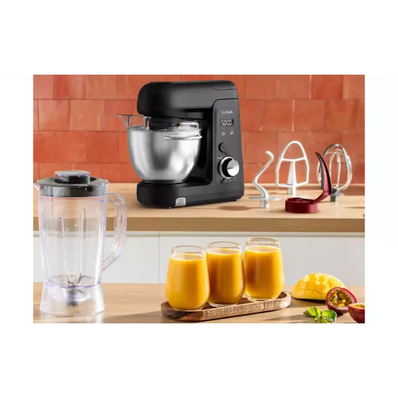Кухонний комбайн Tefal Bake Partner+ (QB5458F0), 1100 Вт, Black