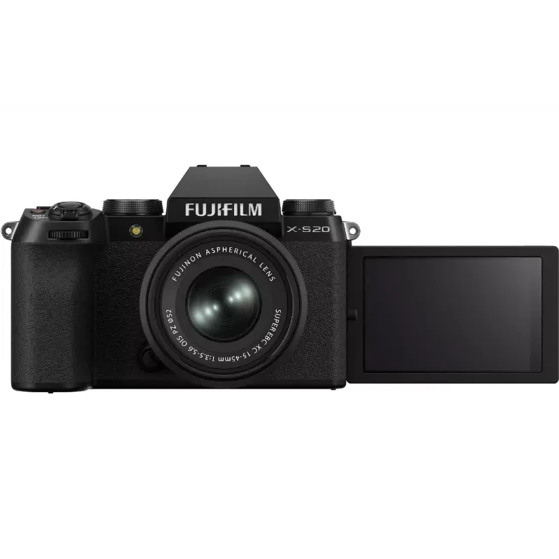 آلة تصوير Fujifilm X-S20 + XC 15-45 mm F3.5-5.6 Kit, Black (16939588)