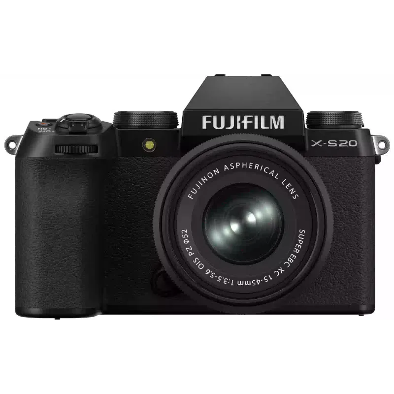 آلة تصوير Fujifilm X-S20 + XC 15-45 mm F3.5-5.6 Kit, Black (16939588)