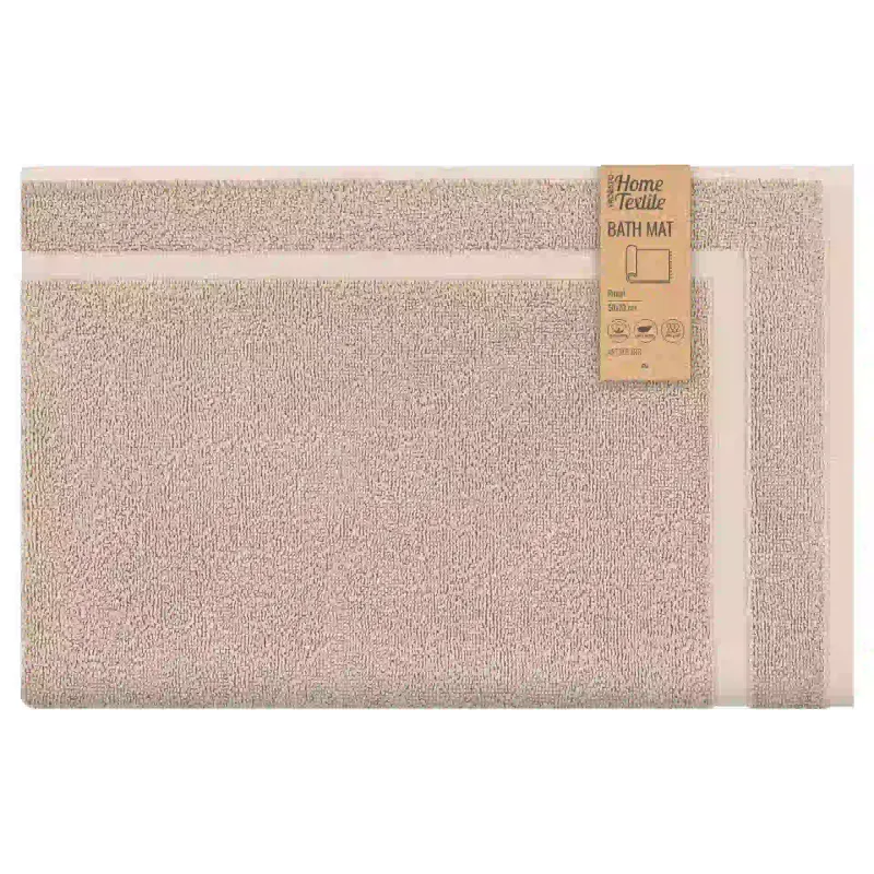 Πατάκι ποδιών από ύφασμα Terry Ardesto Ritual, Beige (ART2657RB)