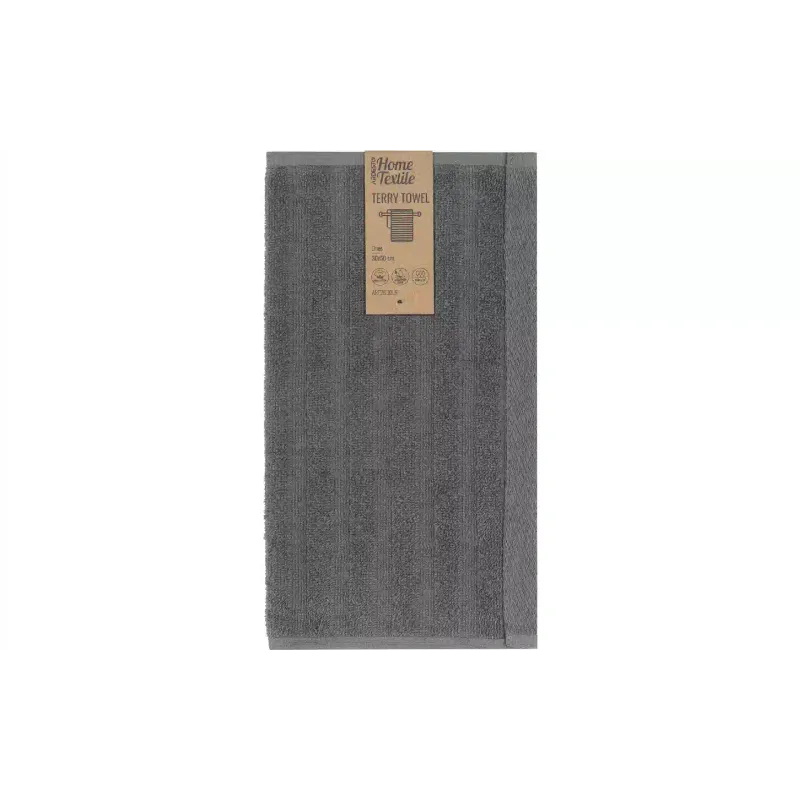 Πετσέτα Terry Ardesto Lines, Gray (ART2630LR)