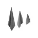 Frottír törölköző Ardesto Lines, Gray (ART2630LR)
