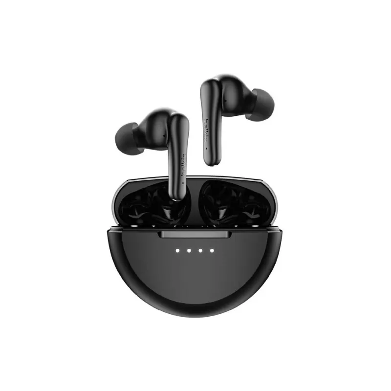 سماعات أذن لاسلكية حقيقية Belkin Soundform Rhythm, Black (AUC015HQBK)