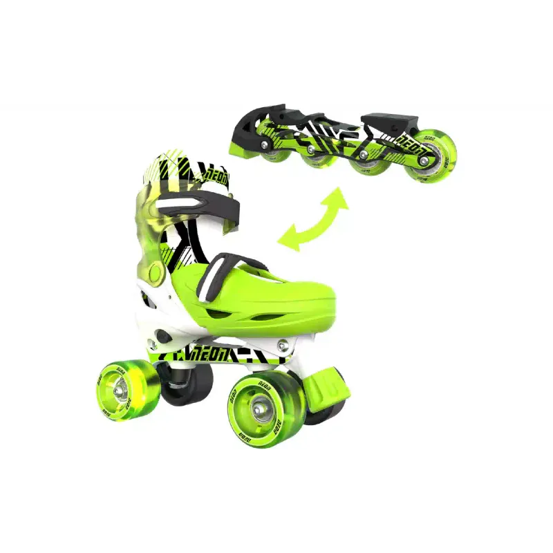 Roller skates Neon Combo (NC46G4), 30-33, Green