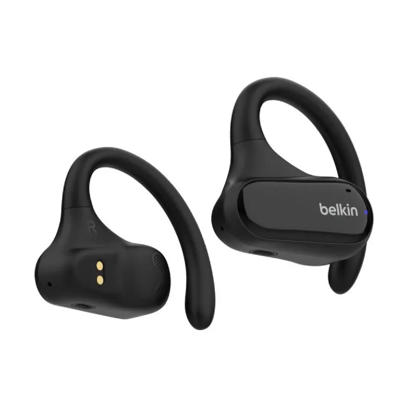 Fones de ouvido de orelha aberta Belkin Soundform Clear Fit, Black (AUC013CTBK)