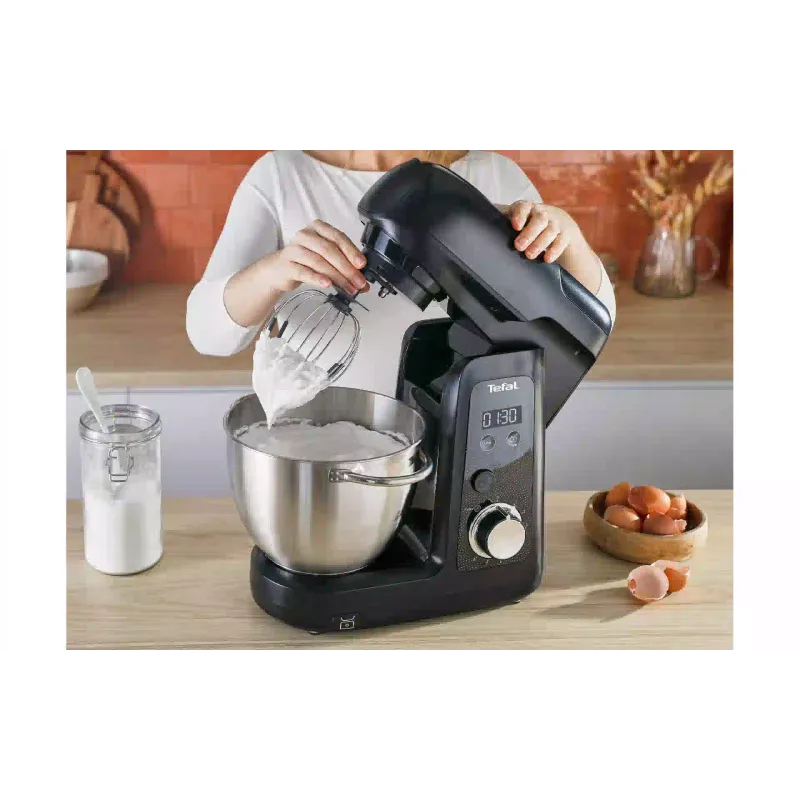 Кухонний комбайн Tefal Bake Partner+ (QB5458F0), 1100 Вт, Black