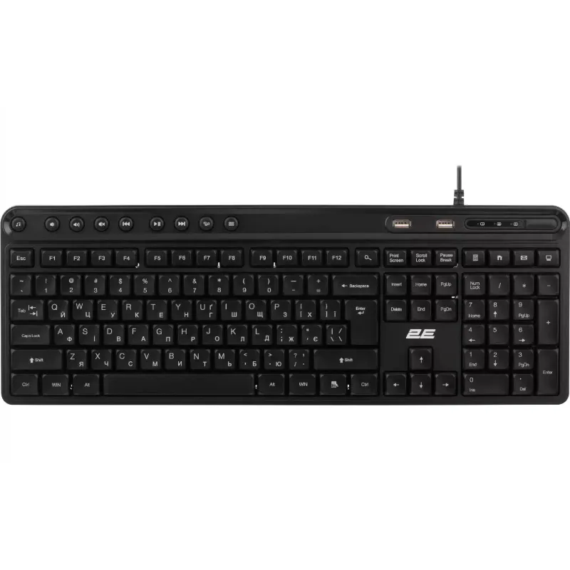 Клавиатура 2E, Black (2E-KS1100UB_UA)