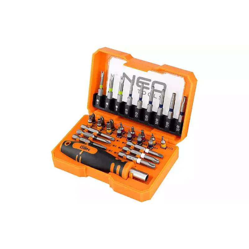 Bit set Neo Tools (56-602), 1/4"