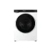 غسالة ومجفف ملابس ذو تحميل أمامي Haier, White (HWD50-BP12307U-S)