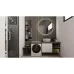غسالة ومجفف ملابس ذو تحميل أمامي Haier, White (HWD50-BP12307U-S)