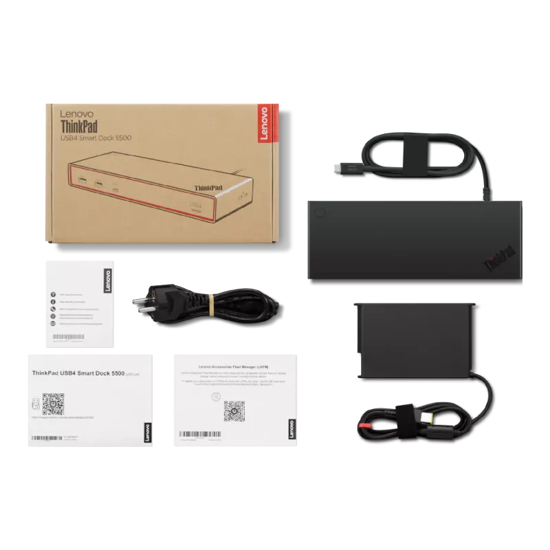 Dokkolóállomás Lenovo ThinkPad USB4 Smart Dock 5500 (40BC0135EU)