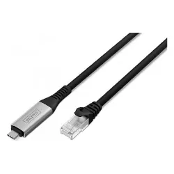 Кабель Digitus USB-C - RJ45, 5 м (AK-300601-050-S)
