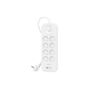 Hálózati hosszabbító kábel Belkin, White (SRB003CA2M)