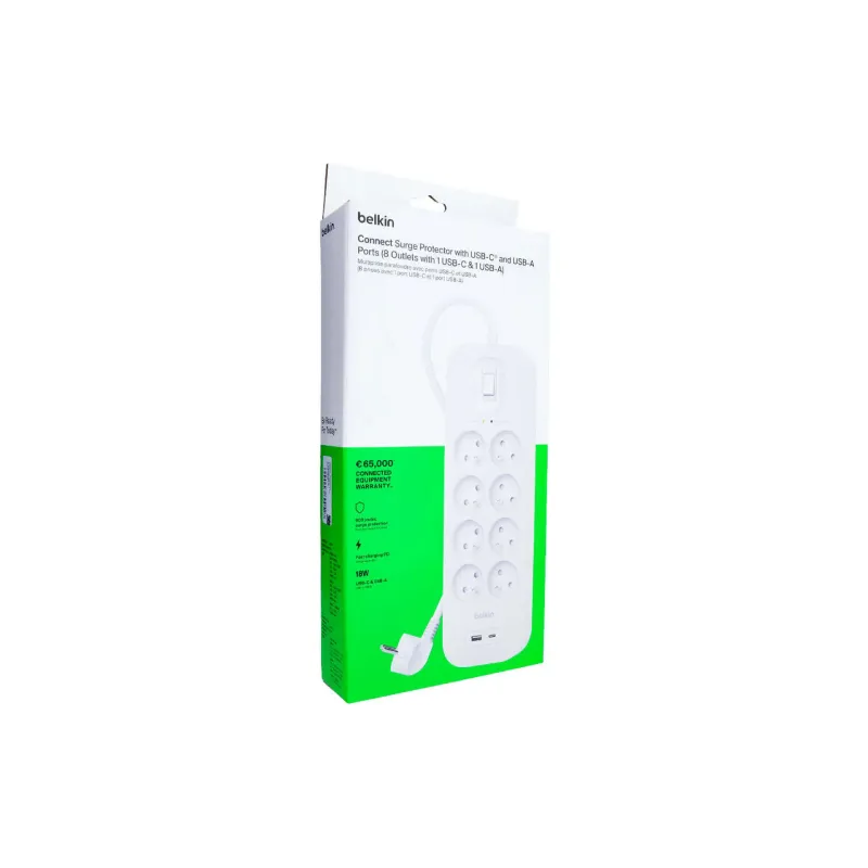 Cabo de extensão de rede Belkin, White (SRB003CA2M)