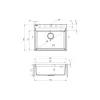 حوض المطبخ Deante Corio, Beige (ZRC_510A)