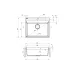 Kitchen sink Deante Corio (ZRC_510A), Beige