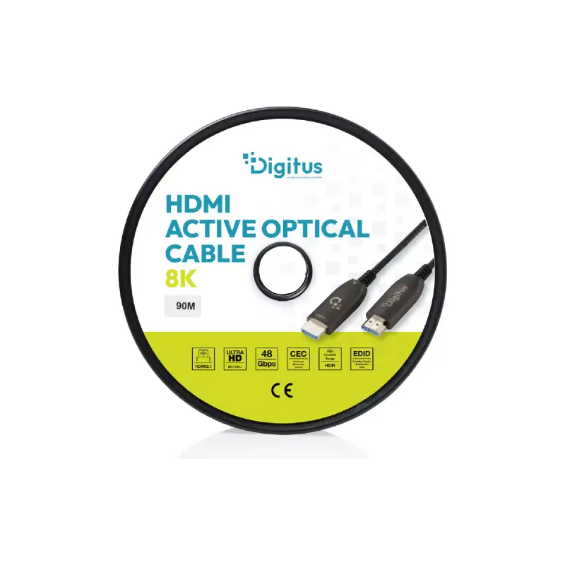 Кабель для відеосигналу Digitus HDMI UHD 8K type A M/M (AK-330126-700-S), 70 м, Black