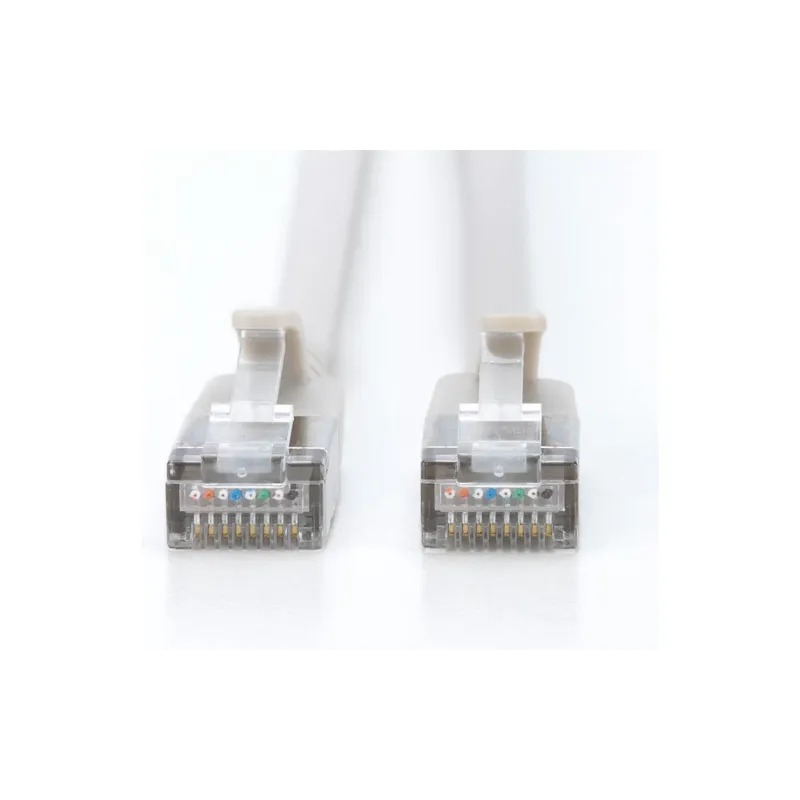 سلك التوصيل Digitus Cat 6A F-FTP Sliim, Grey (DK-1632-A-003S)