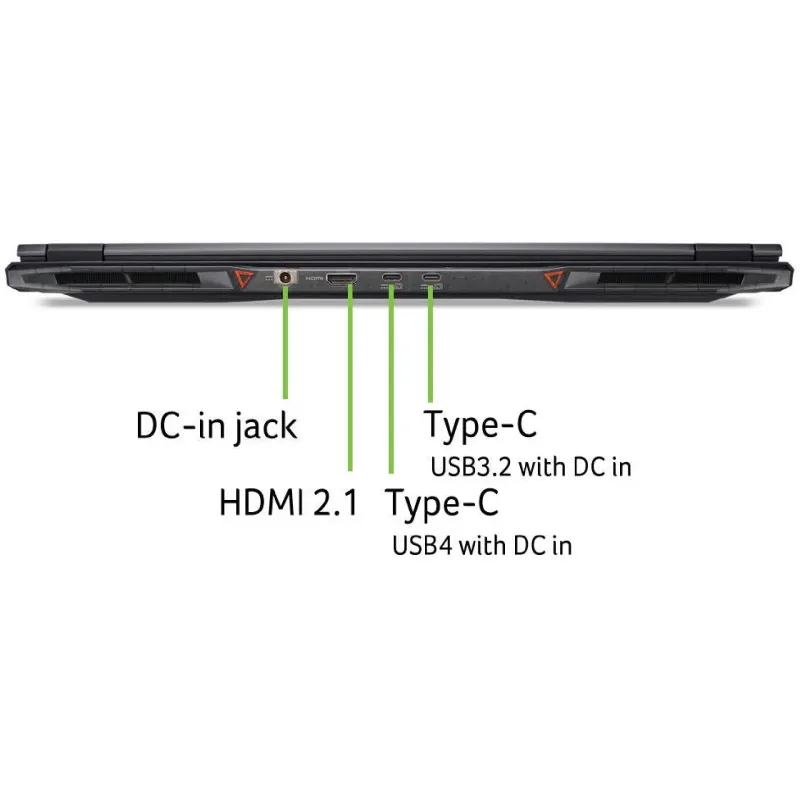 Ноутбук Acer Nitro 18 18" WUXGA 2K/IPS 32Gb/1Tb/R7 350/RTX 5060-8/Linux Black AN18-61 (NH.QY7EU.004)