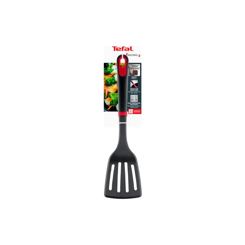 Slotted spatula Tefal Ingenio+, Black/Red (K1984634)