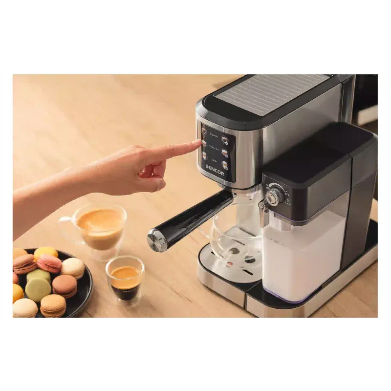 ماكينة صنع القهوة هورن Sencor, Stainless steel/Black (SES4910SS)