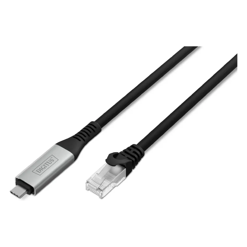 Кабель Digitus USB-C - RJ45, 15 м (AK-300601-150-S)
