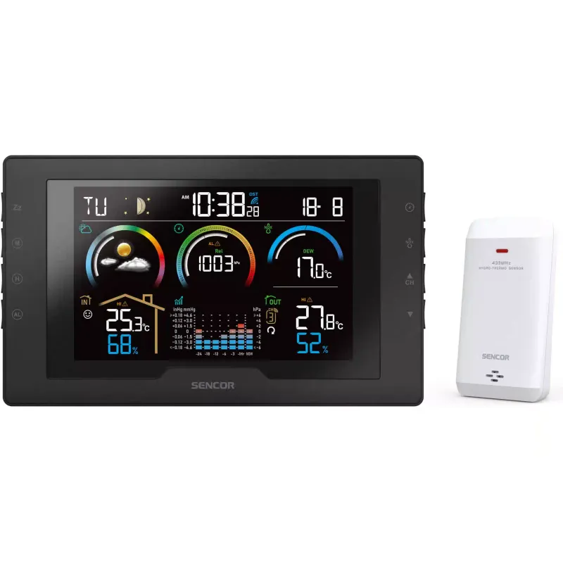 Estação meteorológica Sencor, Black (SWS8000)