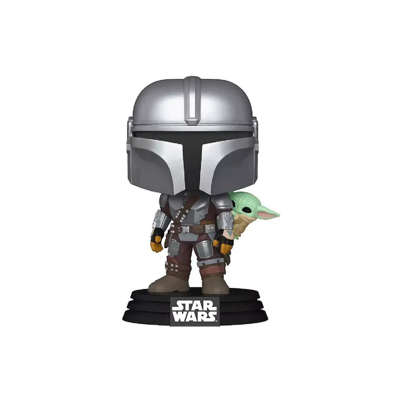 Фигурка Funko POP Star Wars Mandalorian & Grogu The Mandalorian with Grogu (889698904438)