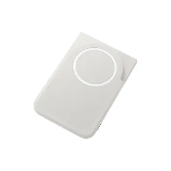 Banco de energía Samsung Magnet Wireless Battery 5000 mAh, Light Grey (EB-U2500XJEGWW)