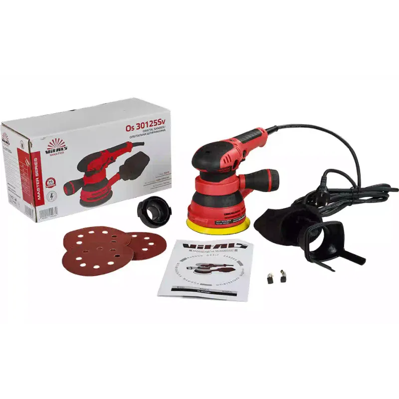 Eccentric sander Vitals Master Os 30125Sv (145538), 300 W, 125 mm