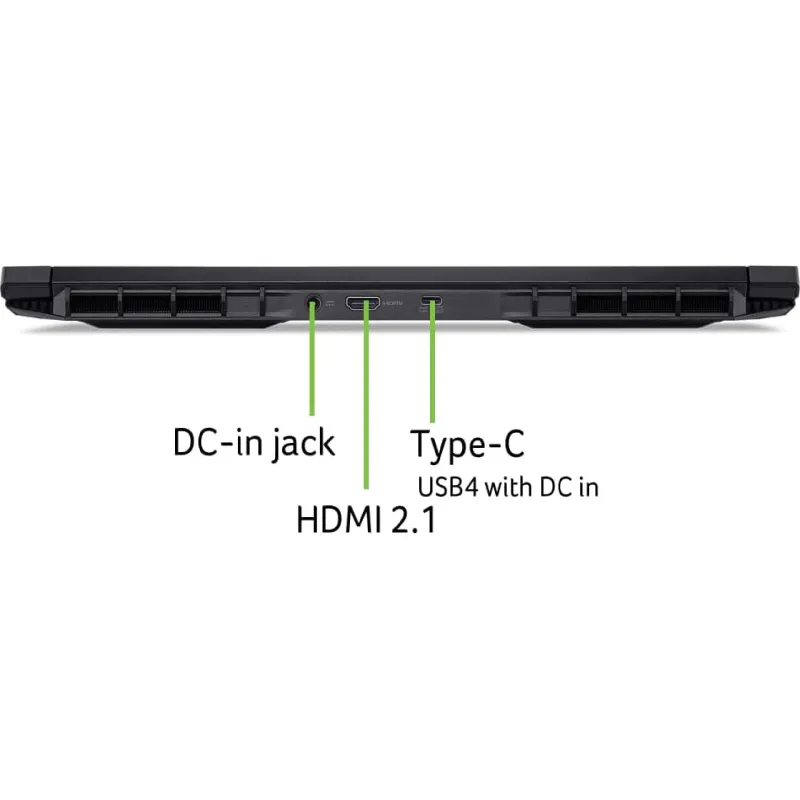 كمبيوتر محمول Acer Nitro V ANV16-42, Black (NH.U1JEU.008)