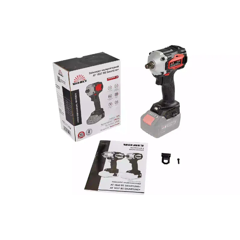 Chave de impacto sem fio Vitals Professional SmartLine+ AT 1837 (184446)