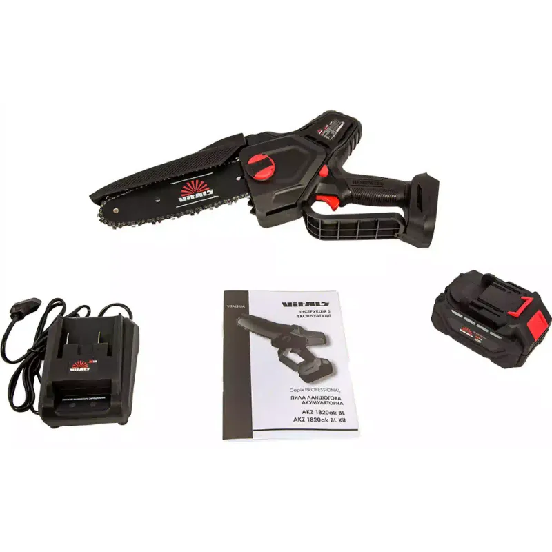 Cordless chain saw Vitals AKZ 1820ak (237654), 20 cm