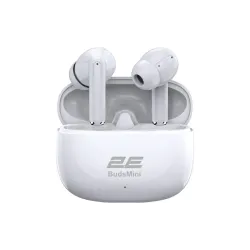 TWS слушалки 2E, White (2E-EBTWBMWT)