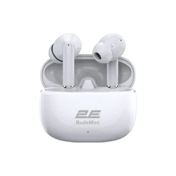 TWS слушалки 2E, White (2E-EBTWBMWT)