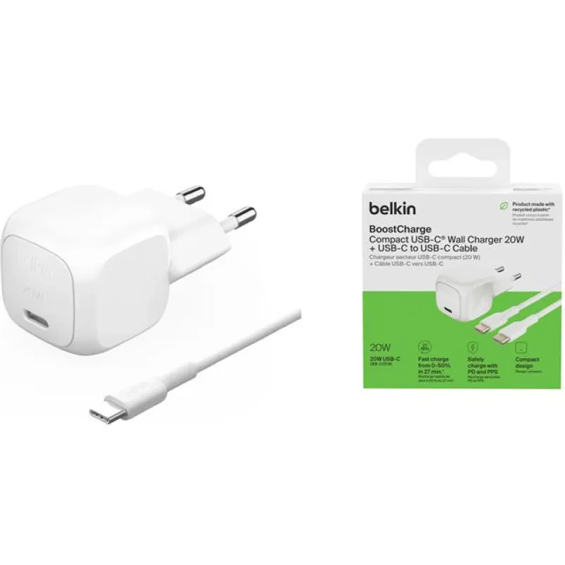 Αλογο αξιωματικού Belkin, White (WCA009KQ1MWH-B6)