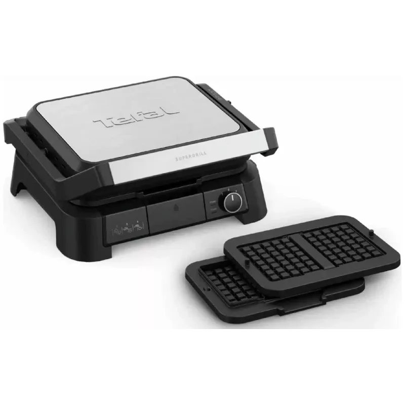 Presión de la parrilla Tefal SuperGrill 4 in 1, Metal (GC517DE0)