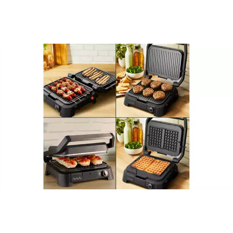 Presión de la parrilla Tefal SuperGrill 4 in 1, Metal (GC517DE0)